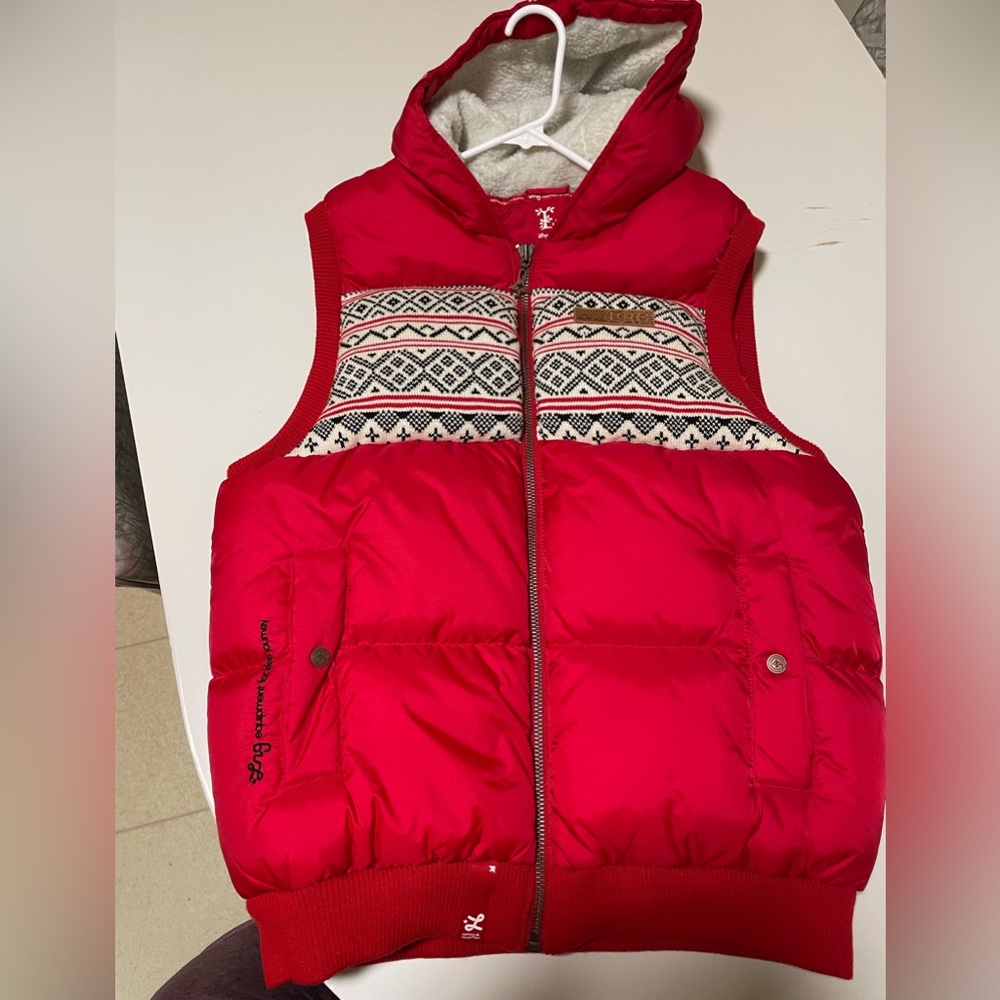 Mens LRG hooded vest